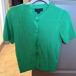 zara knit short sleeve top